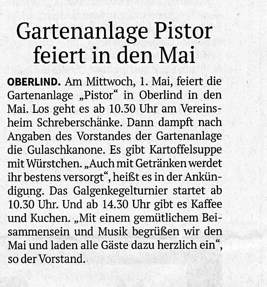 Presseartikel